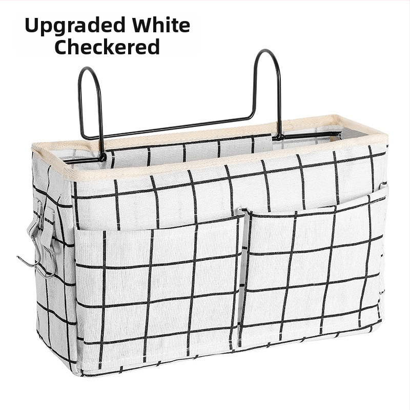 Multifunktsionaalne voodiäärne rippkott, kolledži ühiselamu voodiäärne riidest rippkorv, voodiriided, hoiustamise artefakt