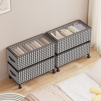 Κουτί αποθήκευσης ρούχων, υπνοδωμάτιο, νοικοκυριό, σάντουιτς, αφαιρούμενο κουτί οργάνωσης αντικειμένων, καλάθι, ανθεκτικό στη σκόνη, διαφανές κουτί αποθήκευσης διαφόρων ειδών