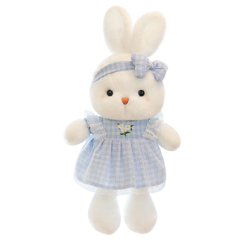 Κινούμενα σχέδια με σταυρωτή χαριτωμένη λούτρινη κούκλα με μαργαρίτα, καταπραϋντική κούκλα ύπνου ως δώρο διακοπών για φίλους και παιδιά