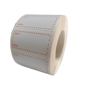 Tarpvalstybiniai 1 colio x 2 colių tušti, rašomi, nedžiūstantys lipnūs ritininiai lipdukai virtuvei, pritaikomi lipdukai šaldikliui