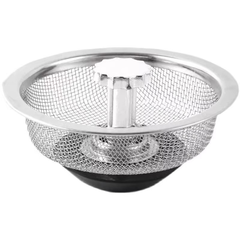 Филтър за кухненска мивка от неръждаема стомана, удебелен универсален старомоден филтър за мивка, остатъци от зеленчуков басейн, артефакт