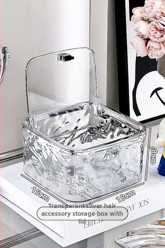 Vaikiškų plaukų aksesuarų laikymo dėžutė mergaitėms, didelės talpos kūdikio plaukų virvė, plaukų segtukas, plaukų segtukas, gumytės formos papuošalų dėžutė