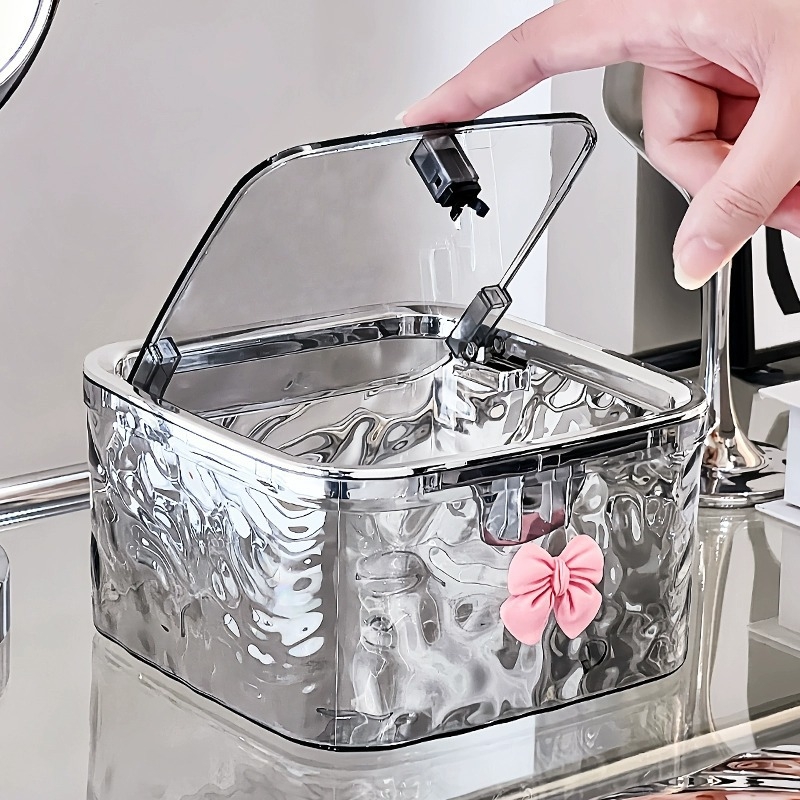 Vaikiškų plaukų aksesuarų laikymo dėžutė mergaitėms, didelės talpos kūdikio plaukų virvė, plaukų segtukas, plaukų segtukas, gumytės formos papuošalų dėžutė