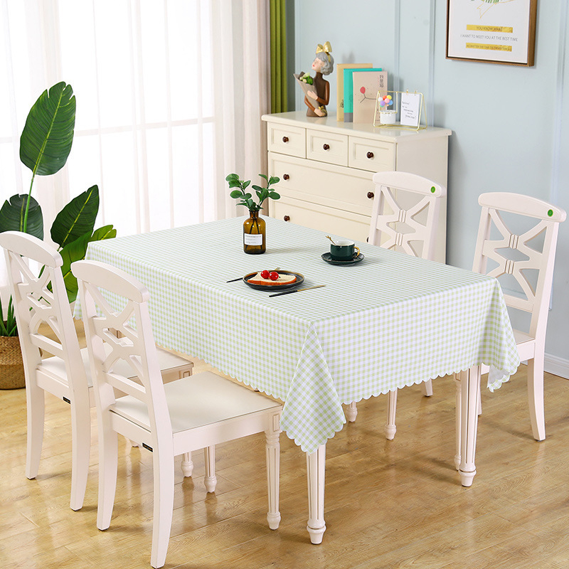 Piiriülene PVC laudlina, põletusvastane, veekindel, pesemisvaba ruuduline kohvilauamatt, õlikindel ja plekikindel ühiselamu lauamatt hulgimüügis