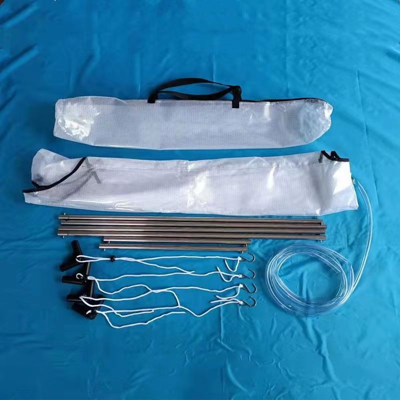 Paksendatud puhastuskate õhukanali masinale, tolmukindel kaitse lae reguleerimismasinale, spetsiaalne veekindlate puhastusvahendite komplekt veekotile