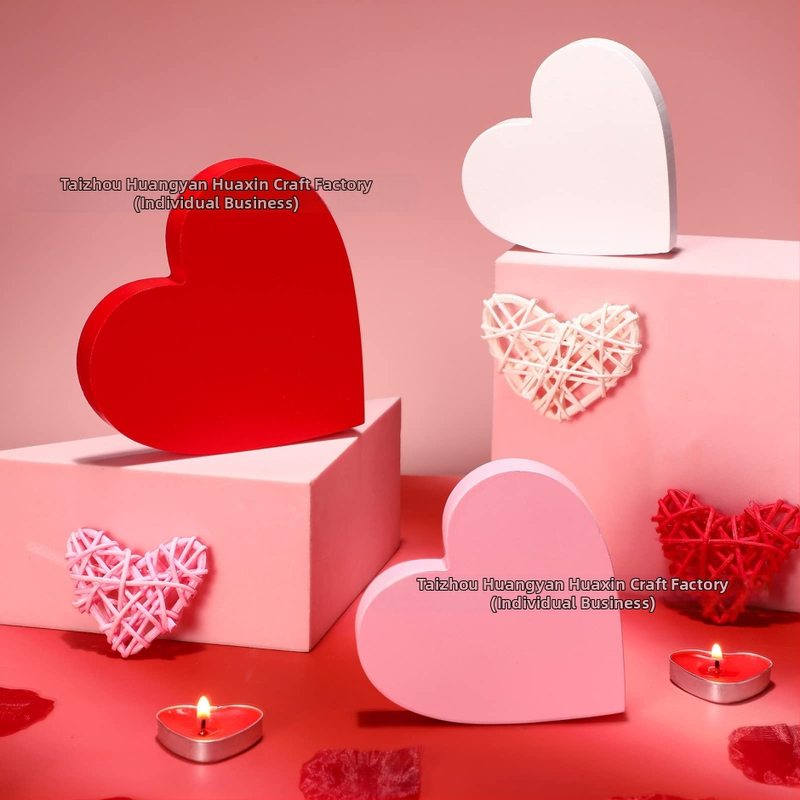 Tarpvalstybiniai sprogimai Valentino dienos meilė mediniai papuošalai vestuvės vestuvių vakarėlio dekoravimas Tanabata papuošalai mediniai amatai