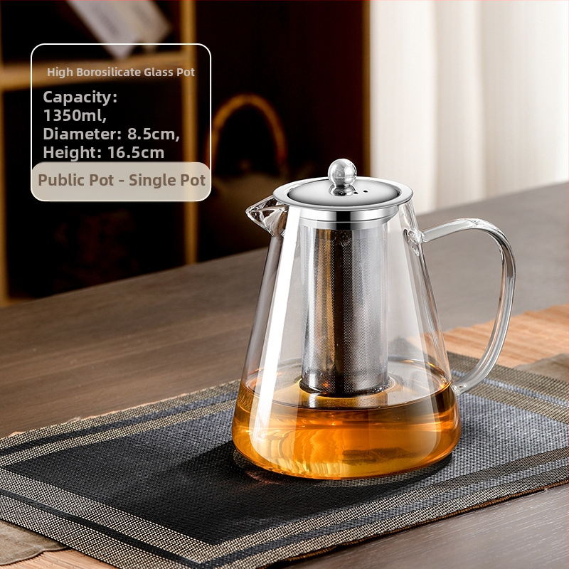 Aukštai temperatūrai atsparus stiklinis arbatinukas su filtru arbatinuku arbatos ir vandens atskyrimo puodeliu arbatos rinkiniu, tinkančiu orkaitei verdančiu arbatinuku su elektrine keramikos virykle