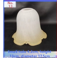 Matinio stiklo šviestuvo gaubto skylė, europietiškas sietynas, sieninis šviestuvas, šviestuvo gaubto apvalkalo, šviestuvo priedai, stalinė lempa „pasidaryk pats“, nauja