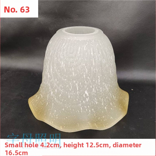 Matinio stiklo šviestuvo gaubto skylė, europietiškas sietynas, sieninis šviestuvas, šviestuvo gaubto apvalkalo, šviestuvo priedai, stalinė lempa „pasidaryk pats“, nauja