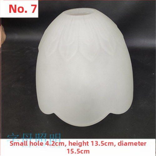 Matinio stiklo šviestuvo gaubto skylė, europietiškas sietynas, sieninis šviestuvas, šviestuvo gaubto apvalkalo, šviestuvo priedai, stalinė lempa „pasidaryk pats“, nauja