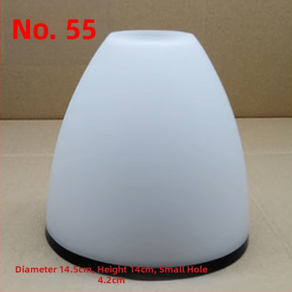 Matinio stiklo šviestuvo gaubto skylė, europietiškas sietynas, sieninis šviestuvas, šviestuvo gaubto apvalkalo, šviestuvo priedai, stalinė lempa „pasidaryk pats“, nauja