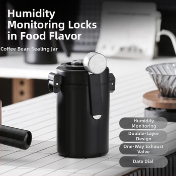 Uus toode 304 toidukvaliteediga väike terasest kahur kohviubade suletud paagiga, niiskuse jälgimisega kahekihiline mahuti ühesuunaline heitgaasipaak