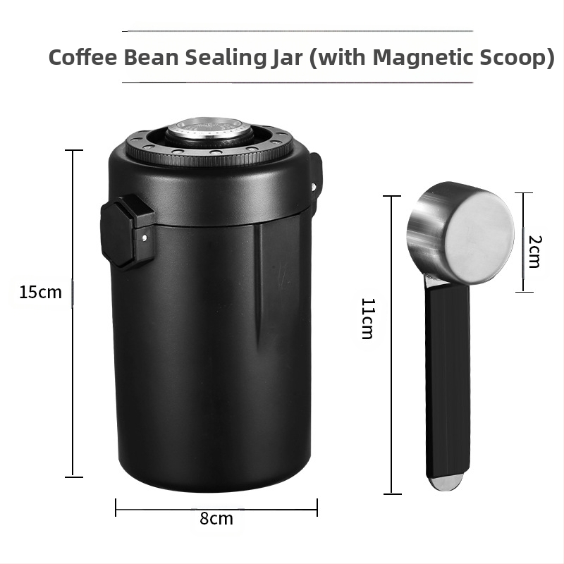 Uus toode 304 toidukvaliteediga väike terasest kahur kohviubade suletud paagiga, niiskuse jälgimisega kahekihiline mahuti ühesuunaline heitgaasipaak