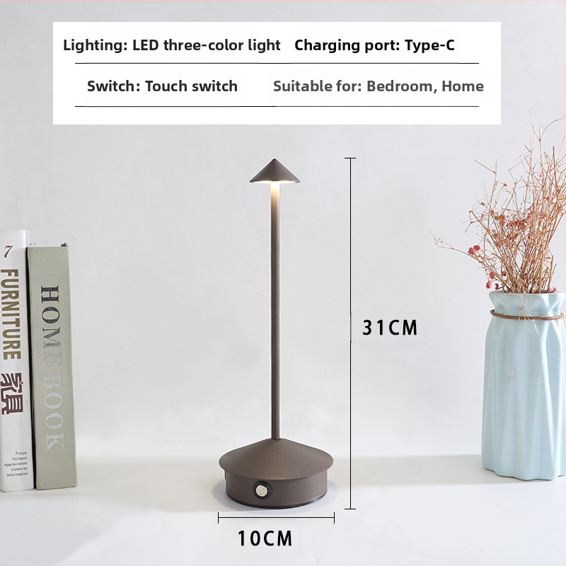 Seenelamp piiriülene mood väliskaubandus LED Spire laualamp laadimine loominguline välistingimustes siseruumides restorani kaunistuseks väike laualamp