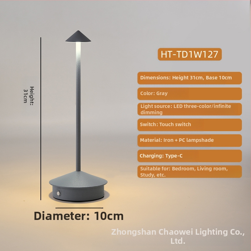 Seenelamp piiriülene mood väliskaubandus LED Spire laualamp laadimine loominguline välistingimustes siseruumides restorani kaunistuseks väike laualamp