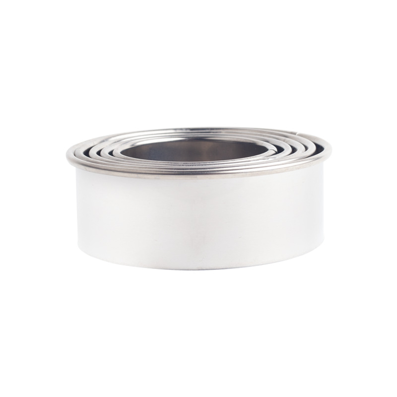 Nerūdijančio plieno koldūnų odelė, trijų dalių, virtuvės koldūnų odelė, didelė ir vidutinė, maža, nerūdijančio plieno, dantų apvali, pjaustyta