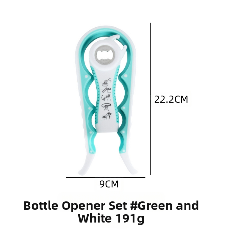 Tarpvalstybinis didmeninis penkių viename daugiafunkcis skardinių atidarytuvas, tinkantis buitiniam rankiniu būdu neslystančiam, darbo taupančiam dangtelių atidarytuvui, butelių atidarytuvui