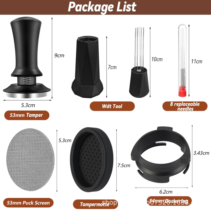 „Constant Force Powder Hammer“ itališkas kavos šluostė su milteliais, milteliai, 53/54 mm, tinka „Platinum Rich 8“ kavos aparatams.