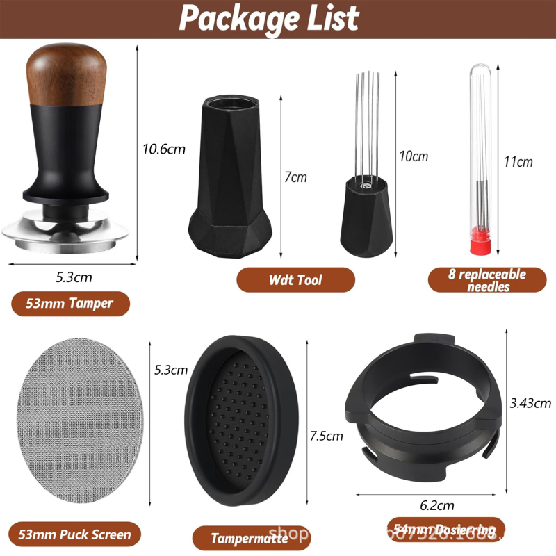 „Constant Force Powder Hammer“ itališkas kavos šluostė su milteliais, milteliai, 53/54 mm, tinka „Platinum Rich 8“ kavos aparatams.