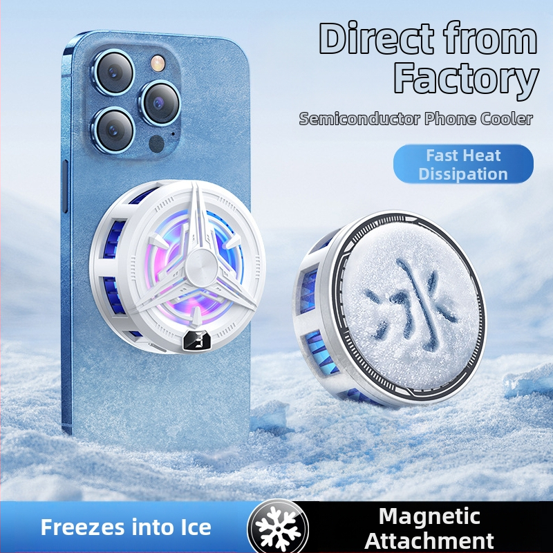 SR02 PRO Refrigerare Semiconductor Clemă magnetică spate Radiator telefon mobil Joc Live Afișaj digital Furnizare directă din fabrică