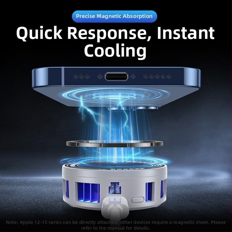 SR02 PRO šaldymo puslaidininkinis magnetinis galinis spaustukas mobiliojo telefono radiatoriaus tiesioginio žaidimo skaitmeninis ekranas tiesioginis tiekimas iš gamyklos