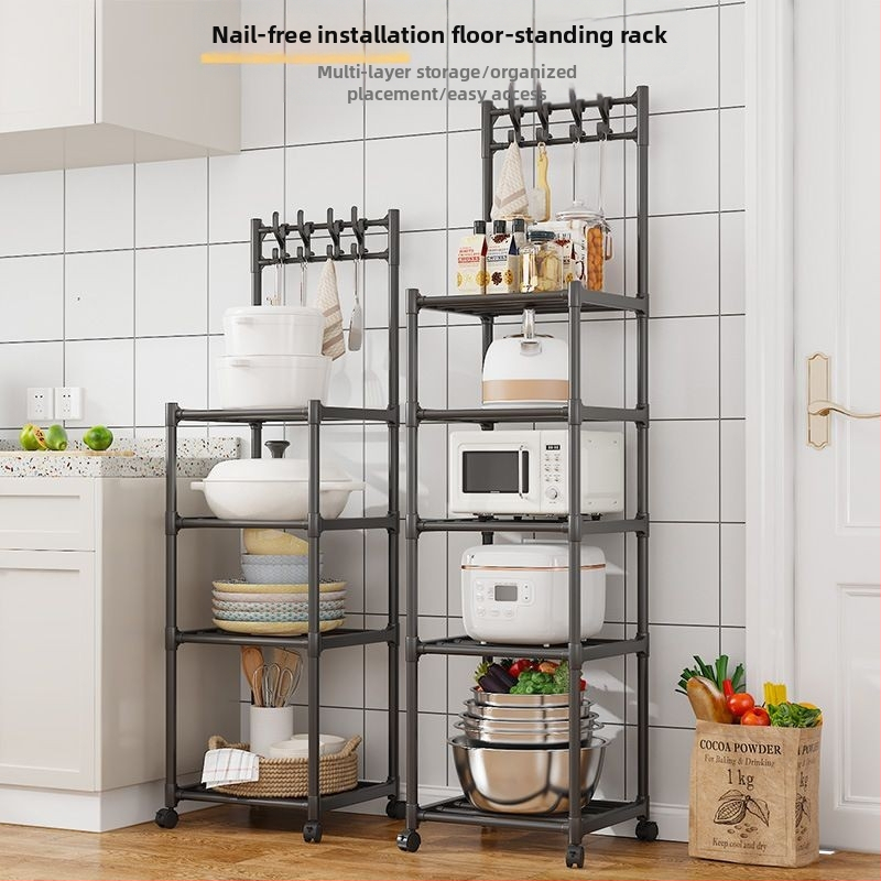 Virtuvės laikymo lentynos grindys, daugiasluoksnės buitinės mikrobangų krosnelės lentynos, puodų lentynos, sustorintos orkaitės lentynos gamyklos didmeninė prekyba