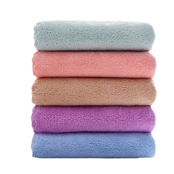 Korallfliisist rätik hulgimüük pesurätik puuvillane pehme väike rätik lastele kingitus kingitus põlvkonna imav rätik