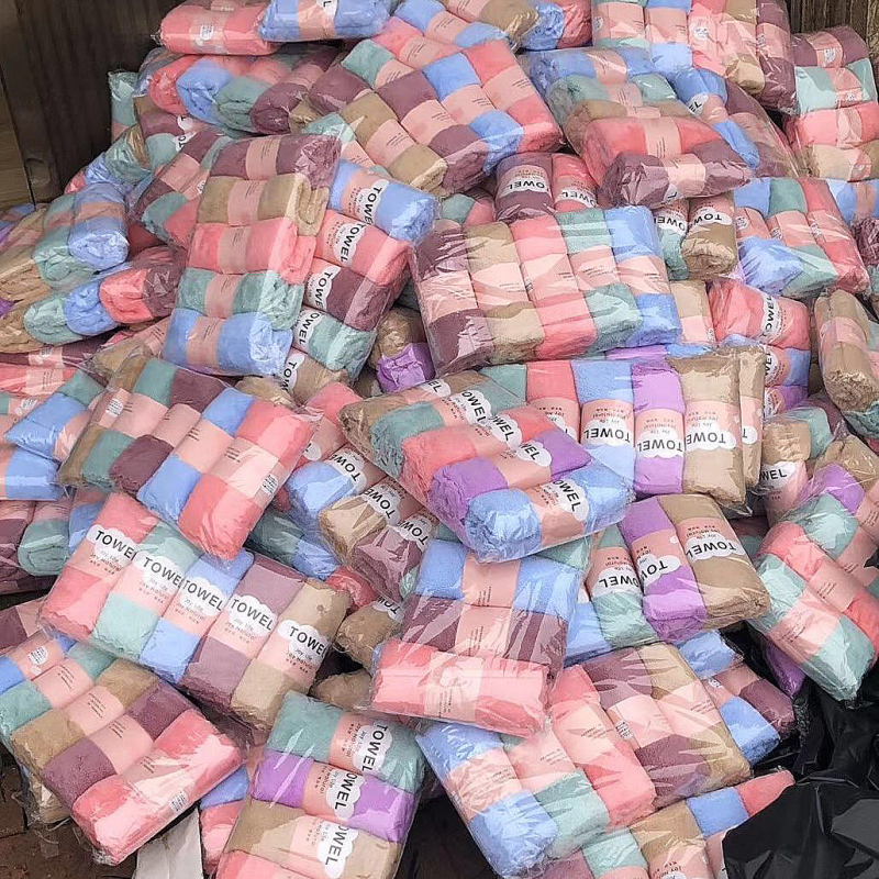 Korallfliisist rätik hulgimüük pesurätik puuvillane pehme väike rätik lastele kingitus kingitus põlvkonna imav rätik