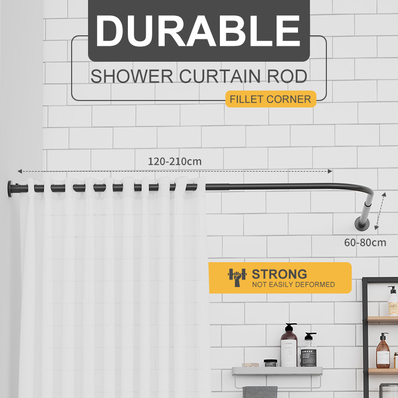 Gamintojas Dušo užuolaidos karnizas Lenktas teleskopinis strypas Perforuotas L formos strypas Vonios kambario strypas Be perforavimo Teleskopinis L formos strypas Nerūdijančio plieno storinimas