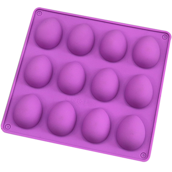 Χονδρική πώληση 12 τεμαχίων διαφορετικού σχεδίου σιλικόνης σοκολάτας καλούπι ανάστασης αυγό παγοθήκη καλούπι σπίτι ψήσιμο DIY