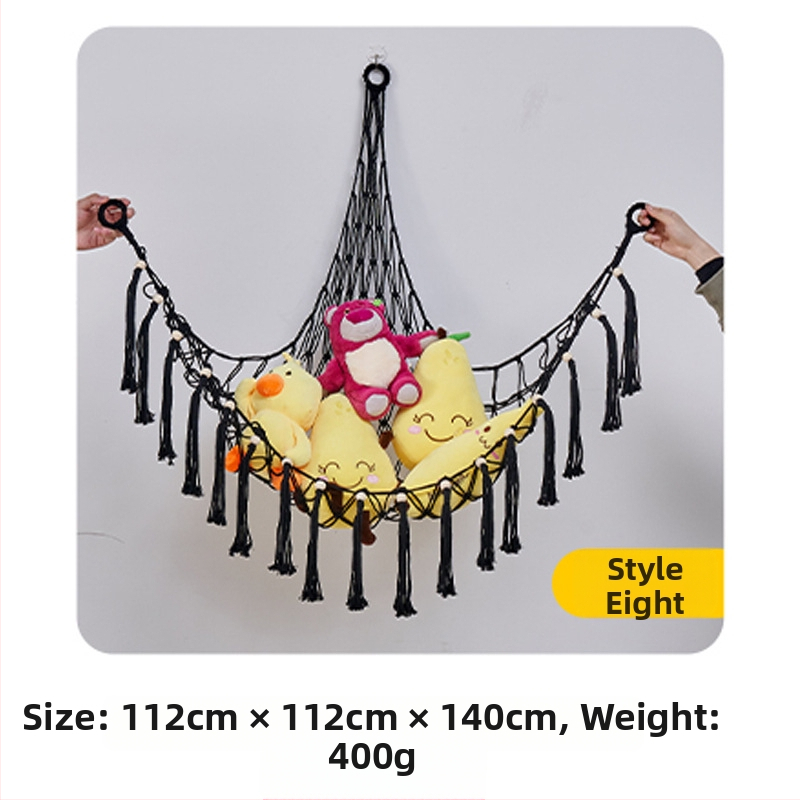 Τσάντα αιώρας παιχνιδιών με τριγωνικό δίχτυ Διασυνοριακή τσάντα αποθήκευσης παιχνιδιών θερμής εξόρυξης Κρεμαστή τσάντα αποθήκευσης βελούδινου παιχνιδιού Δίχτυ αποθήκευσης τριγωνικού δίχτυ