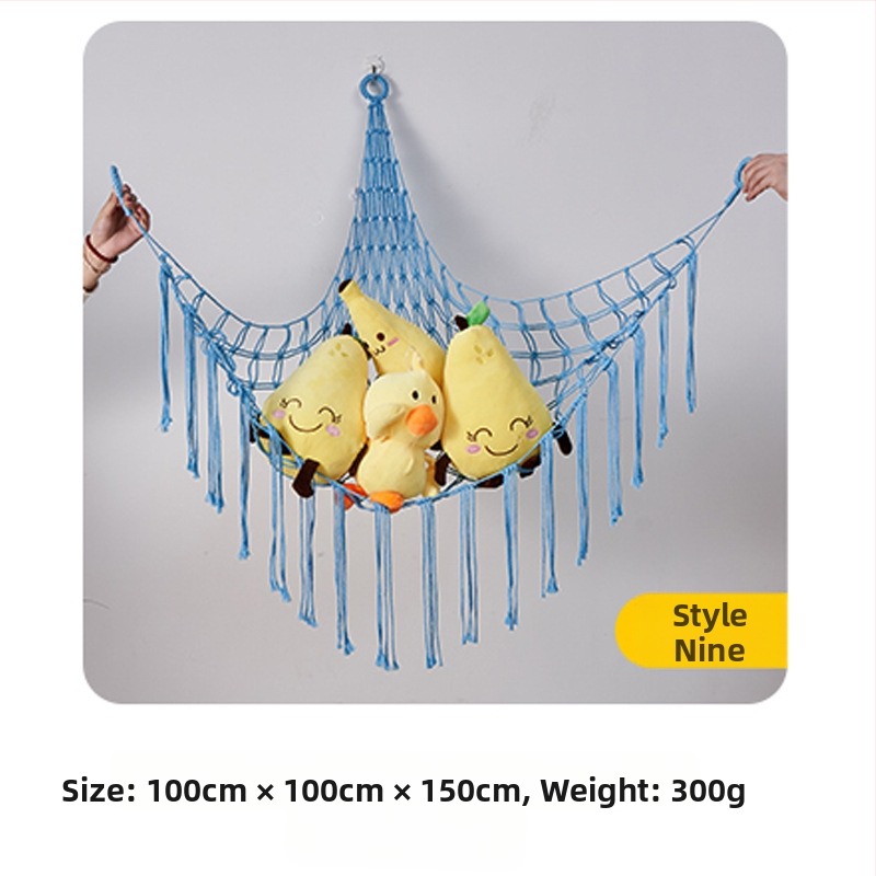 Τσάντα αιώρας παιχνιδιών με τριγωνικό δίχτυ Διασυνοριακή τσάντα αποθήκευσης παιχνιδιών θερμής εξόρυξης Κρεμαστή τσάντα αποθήκευσης βελούδινου παιχνιδιού Δίχτυ αποθήκευσης τριγωνικού δίχτυ