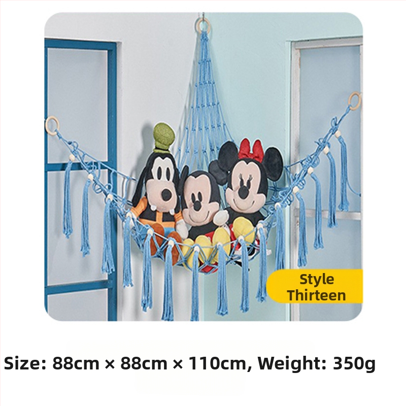 Τσάντα αιώρας παιχνιδιών με τριγωνικό δίχτυ Διασυνοριακή τσάντα αποθήκευσης παιχνιδιών θερμής εξόρυξης Κρεμαστή τσάντα αποθήκευσης βελούδινου παιχνιδιού Δίχτυ αποθήκευσης τριγωνικού δίχτυ