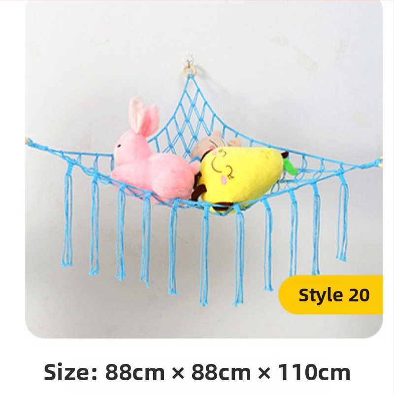 Τσάντα αιώρας παιχνιδιών με τριγωνικό δίχτυ Διασυνοριακή τσάντα αποθήκευσης παιχνιδιών θερμής εξόρυξης Κρεμαστή τσάντα αποθήκευσης βελούδινου παιχνιδιού Δίχτυ αποθήκευσης τριγωνικού δίχτυ