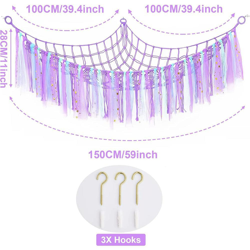 Τσάντα αιώρας παιχνιδιών με τριγωνικό δίχτυ Διασυνοριακή τσάντα αποθήκευσης παιχνιδιών θερμής εξόρυξης Κρεμαστή τσάντα αποθήκευσης βελούδινου παιχνιδιού Δίχτυ αποθήκευσης τριγωνικού δίχτυ
