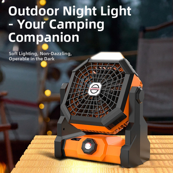 Εξωτερική κατασκήνωση με επαναφορτιζόμενο ανεμιστήρα, ψάρεμα, μικρή σκηνή κάμπινγκ, κοιτώνας, ψύξη, φόρτιση USB, εξαιρετικά μεγάλη διάρκεια ζωής μπαταρίας