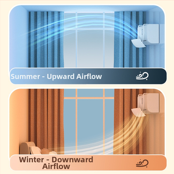 Ištraukiamas, nereikalaujantis montavimo oro kondicionieriaus vėjo deflektorius, prie sienos tvirtinamas oro kondicionierius, vėjo užuolaida, prie sienos tvirtinamas universalus tiesioginio vėjo deflektorius