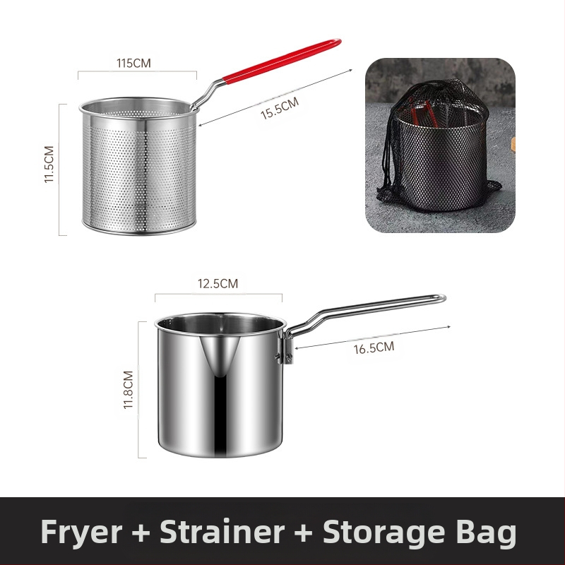 304 roostevabast terasest praepann filtriga, äriliseks kasutamiseks mõeldud praetud vardad, väikese poti köök, multifunktsionaalne paksendatud praepann piiriüleselt