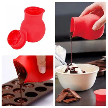 Σε απόθεμα χονδρικής εργαλεία ψησίματος Χειροποίητο δοχείο σοκολάτας DIY ανθεκτικό σε υψηλή θερμοκρασία, ανθεκτικό σε χαμηλή θερμοκρασία, σιλικονούχο ποτήρι, μπουκάλι τήξης