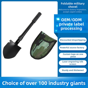 Kompassiga kokkupandav sapööride labidas Kokkupandav kaasaskantav päästetöö õues seiklus sapööride labidas Kokkupandav kandiline kõblas