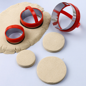 Καλούπι μπισκότων από ανοξείδωτο ατσάλι με λαβή 3D στερεοφωνικό DIY σε σχήμα καρδιάς αστέρι με άνθη δαμάσκηνου, στρογγυλό καλούπι κοπής κέικ, διασυνοριακή, καυτή πώληση