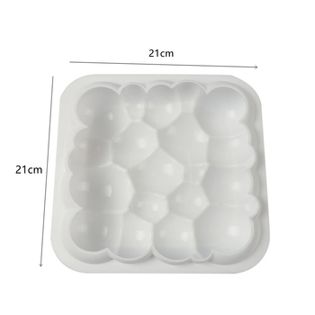 Φόρμα κέικ μους Xiangyun με σύννεφο φυσαλίδων Γαλλικό καλούπι σιλικόνης για επιδόρπιο ψήσιμο κέικ σοκολάτας εργαλείο