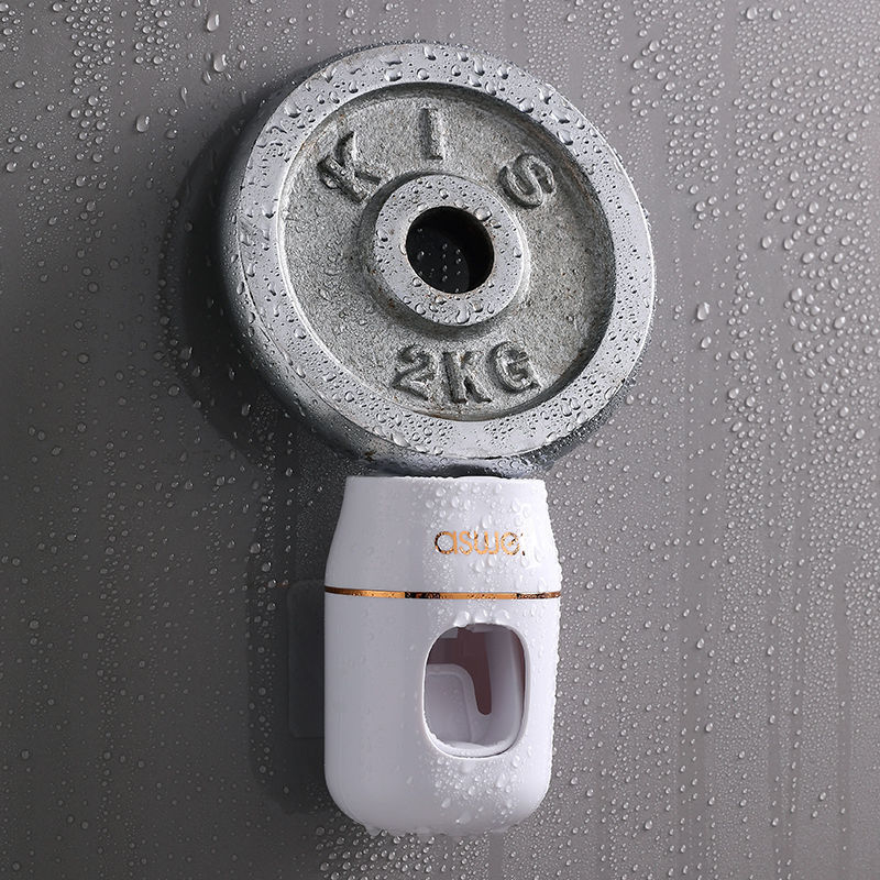 Automatinis dantų pastos spaustukas Artifact Sieninis buitinis spaustukas, tinkantis be perforatoriaus tualetiniam dantų šepetėlių stovas