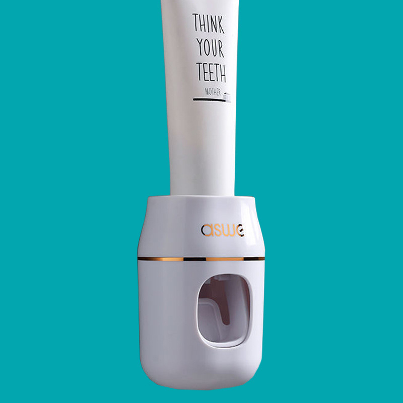 Automatinis dantų pastos spaustukas Artifact Sieninis buitinis spaustukas, tinkantis be perforatoriaus tualetiniam dantų šepetėlių stovas