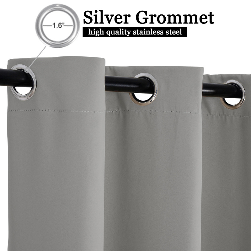 Gatavi produktai, pagaminti iš perforuotų, vėjui atsparių lauko vandeniui atsparių užuolaidų iš paviljono kiemo, vientisos spalvos lauko užuolaidų izoliacijos.