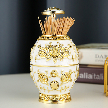 Piiriülene plahvatusohtlik valgus luksuslik Põhjala loominguline kodukaunistamine kaetud hambatikukarbi purgid majapidamistarvete lameda põhjaga munakujuline hambatikk