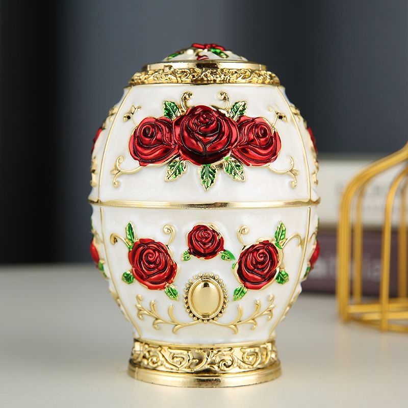 Piiriülene plahvatusohtlik valgus luksuslik Põhjala loominguline kodukaunistamine kaetud hambatikukarbi purgid majapidamistarvete lameda põhjaga munakujuline hambatikk