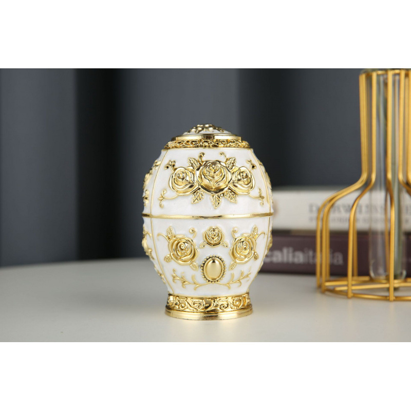 Piiriülene plahvatusohtlik valgus luksuslik Põhjala loominguline kodukaunistamine kaetud hambatikukarbi purgid majapidamistarvete lameda põhjaga munakujuline hambatikk