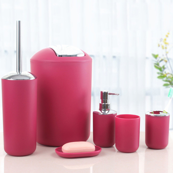 Костюм за почистване на баня Amazon Crossborder Нов комплект за баня с галванизирани кофи за боклук, хотелски принадлежности за баня