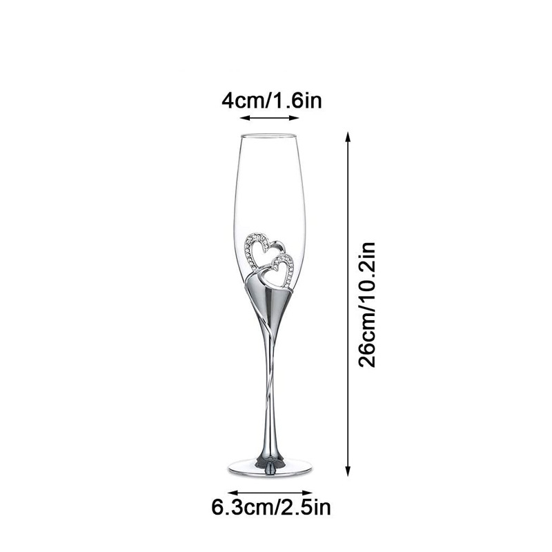 Sulamist metallist tass, šampanjaklaas, sõbrapäeva komplekt, pulmakingitus, klaasist veiniklaas, punase veini pokaal